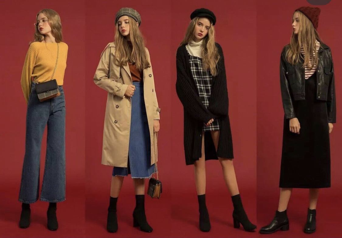 27套春秋休闲减龄穿搭,27套超实用的秋冬基础款穿搭