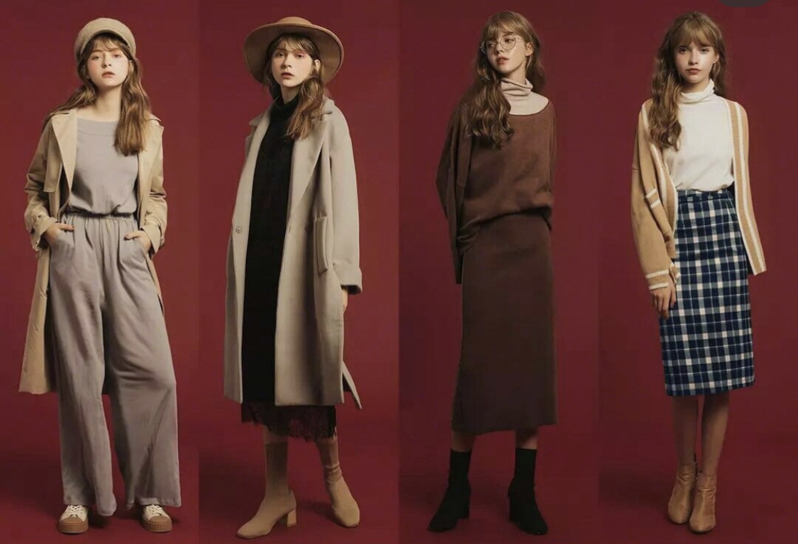 27套春秋休闲减龄穿搭,27套超实用的秋冬基础款穿搭