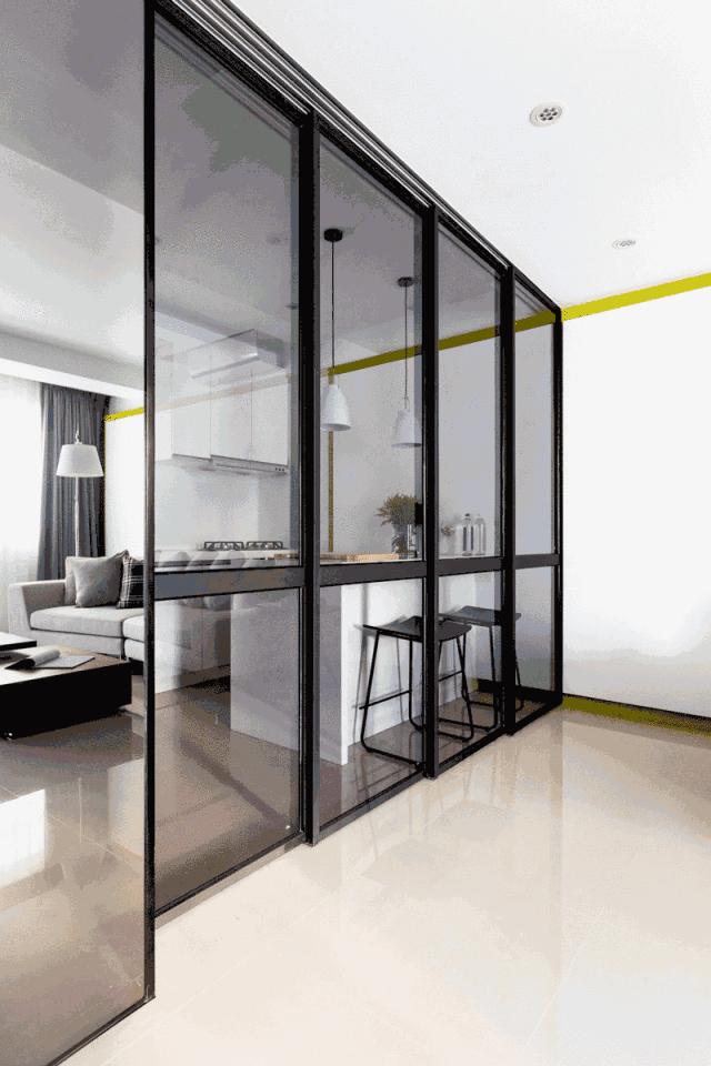 玻璃隔断墙能拆除吗,家里砸了重新装修