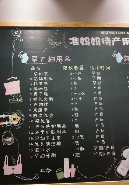 待产物品孕期囤货图片,待产必买清单36周