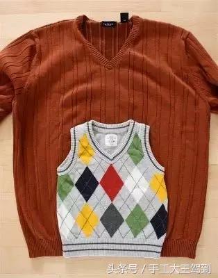 把旧毛衣拆了,穿不上的毛衣改造潮流妙招