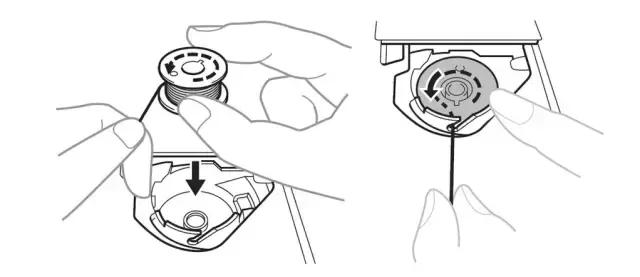 缝纫机底线松怎样调节,缝纫机底线浮线调节方法图解