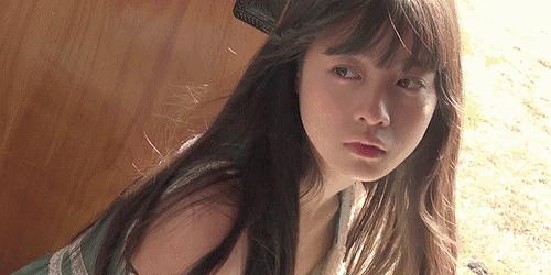 桥本环奈红框眼镜,桥本环奈可爱眼妆