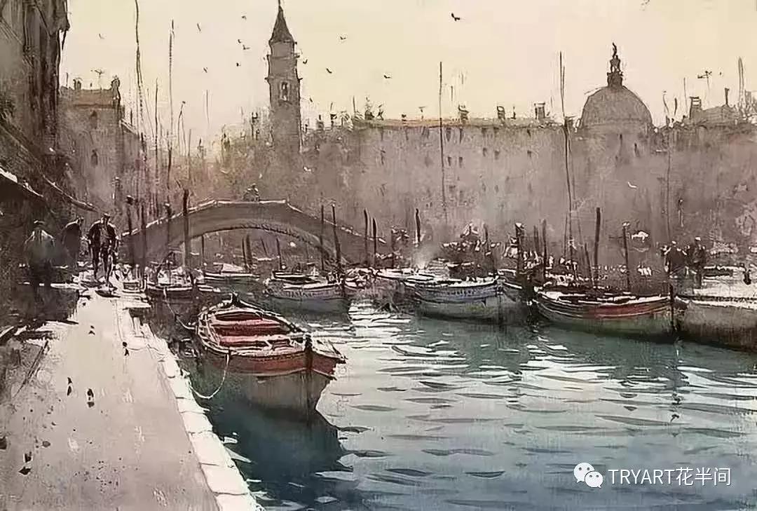 水彩大师约瑟夫水彩教学,水彩大师约瑟夫的代表作