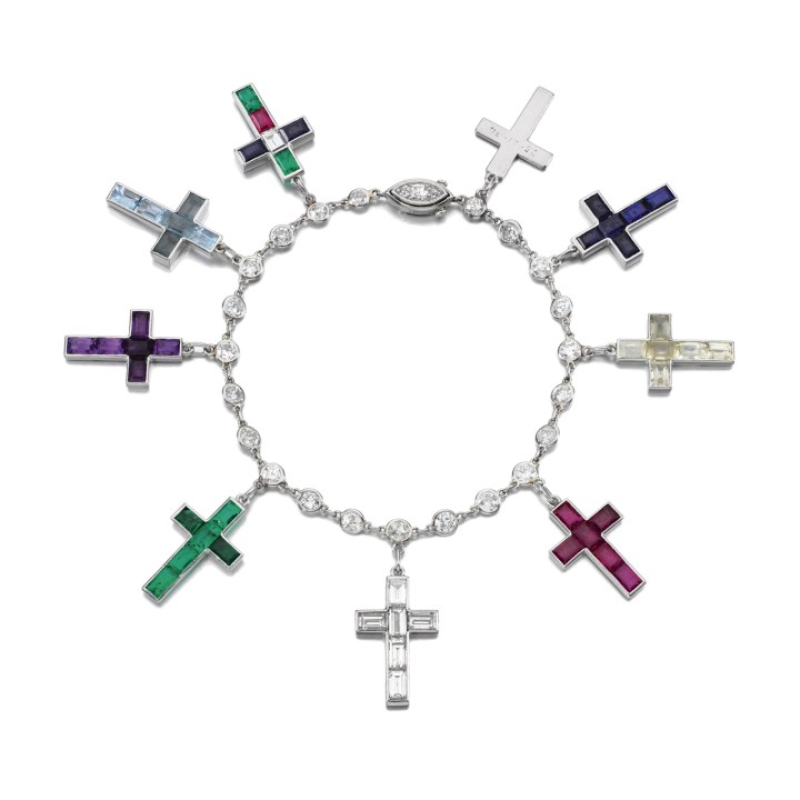 戴安娜王妃珍珠手链,戴安娜王妃的三排巴洛克珍珠项链