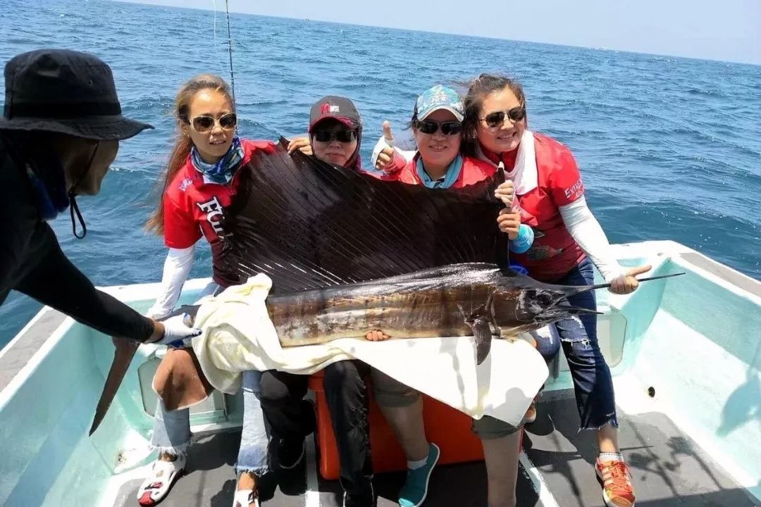 “四大美女”征战马来西亚旗鱼日记