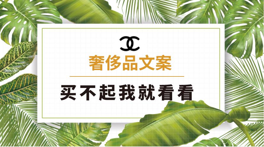 奢侈品不得不买的文案,买奢侈品说不贵的文案