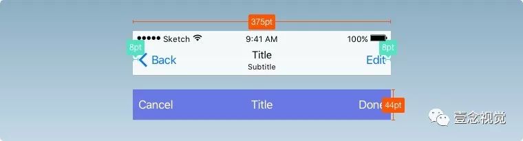 安卓ios界面设计尺寸,ios设计原则的案例