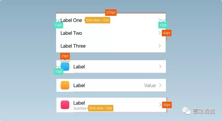 安卓ios界面设计尺寸,ios设计原则的案例