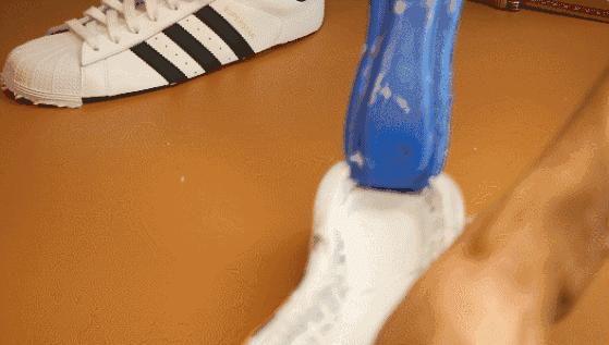 阿迪达斯superstar贝壳脚感,阿迪达斯经典贝壳头小白鞋