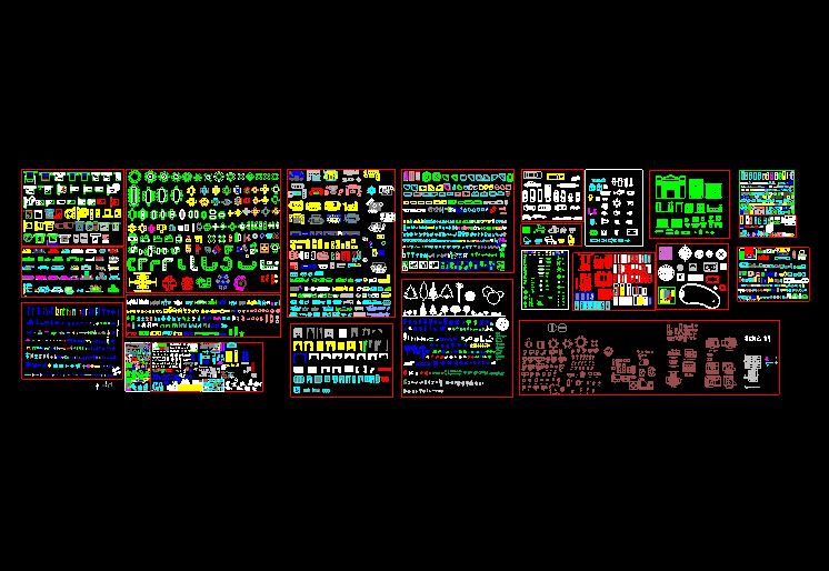 cad餐桌椅子平面图怎么画,cad家具图块