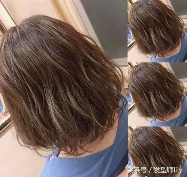 波波内扣减龄发型图片,波波短发内扣修剪教程