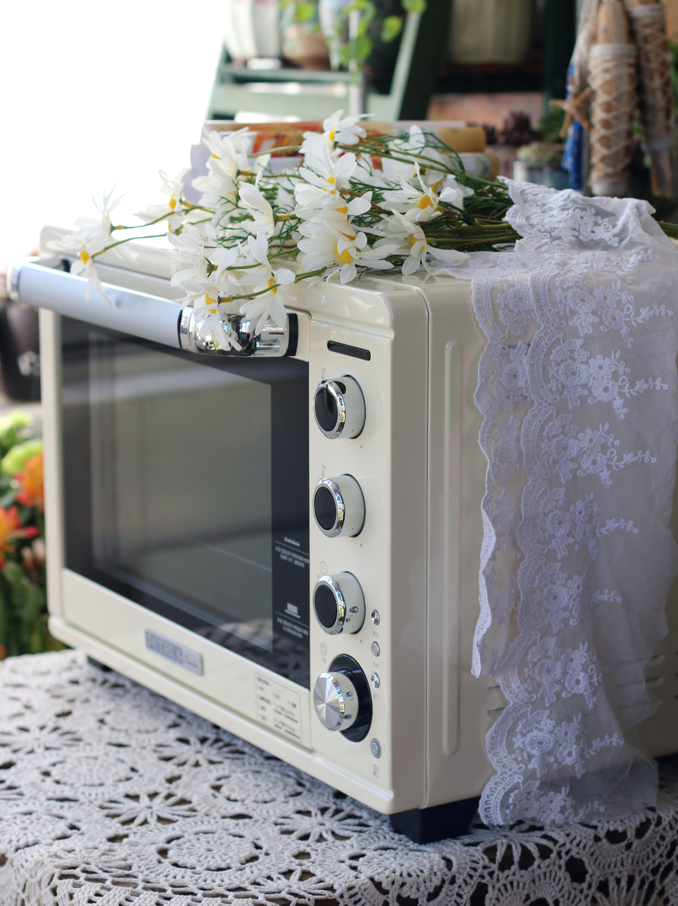 龙猫甜甜圈面包,柏翠5040烤箱