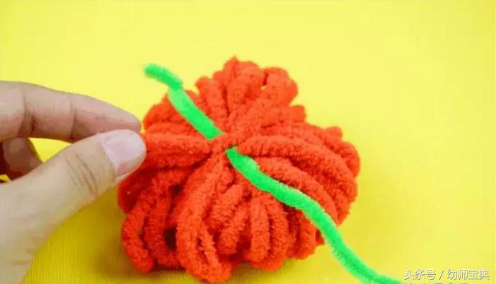 万圣节南瓜幼儿黏土手工,万圣节南瓜图片手工制作