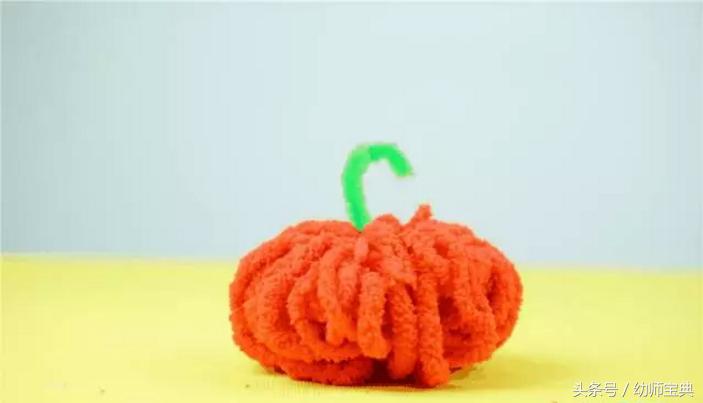 万圣节南瓜幼儿黏土手工,万圣节南瓜图片手工制作