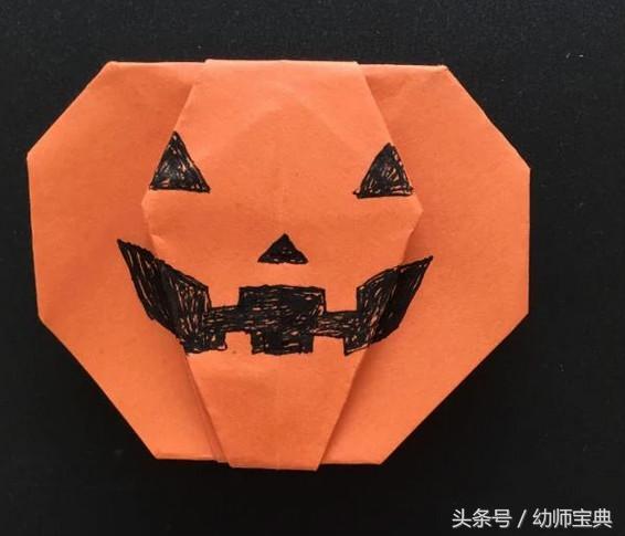 万圣节南瓜幼儿黏土手工,万圣节南瓜图片手工制作