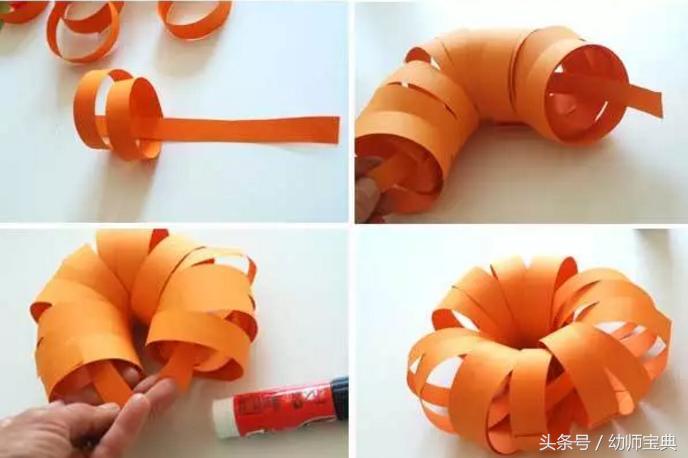 万圣节南瓜幼儿黏土手工,万圣节南瓜图片手工制作