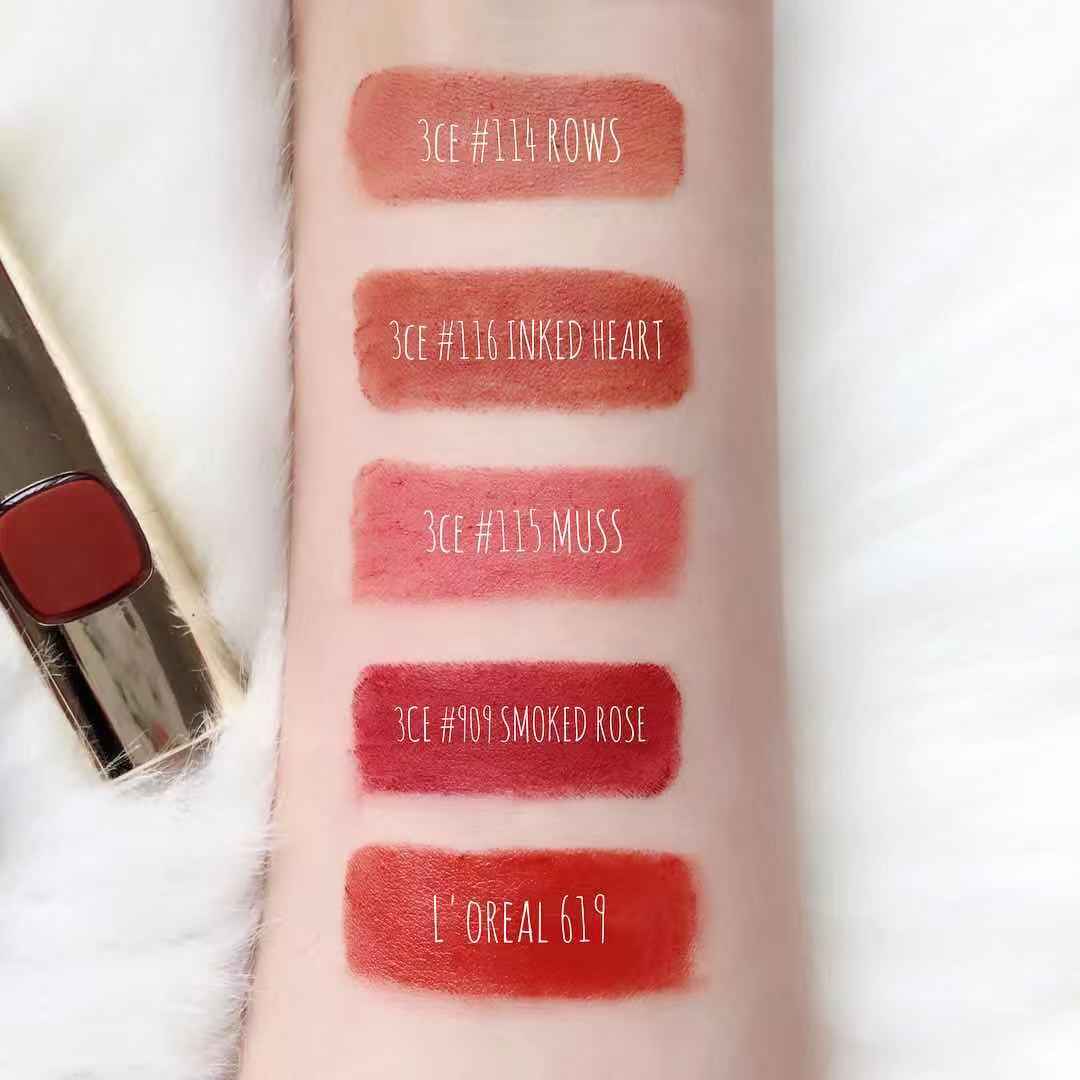 24年3ce适合黄黑皮夏季口红颜色,口红控全套