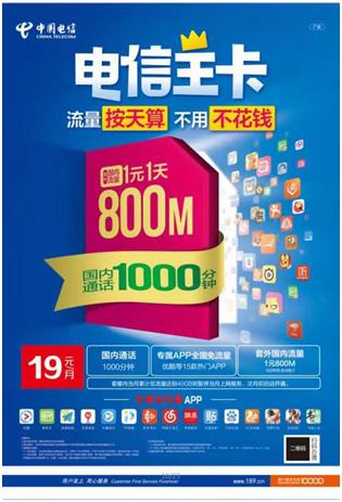 电信19元新王卡免流范围,电信5g王卡19元200g流量100分钟