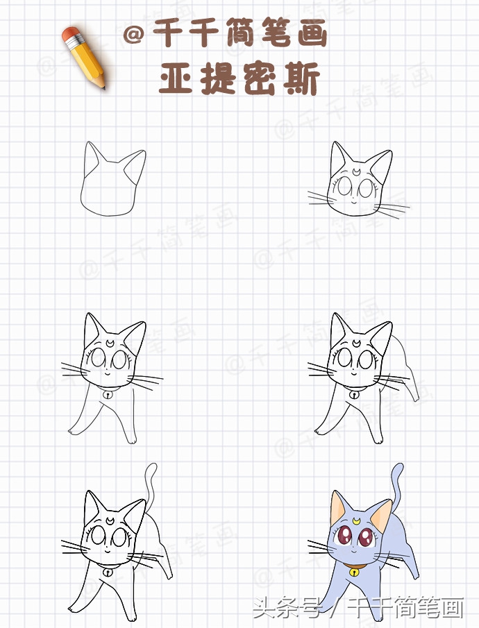 画动漫人物衣服裙子全身简笔画,画动漫人物运动和跳舞的简笔画