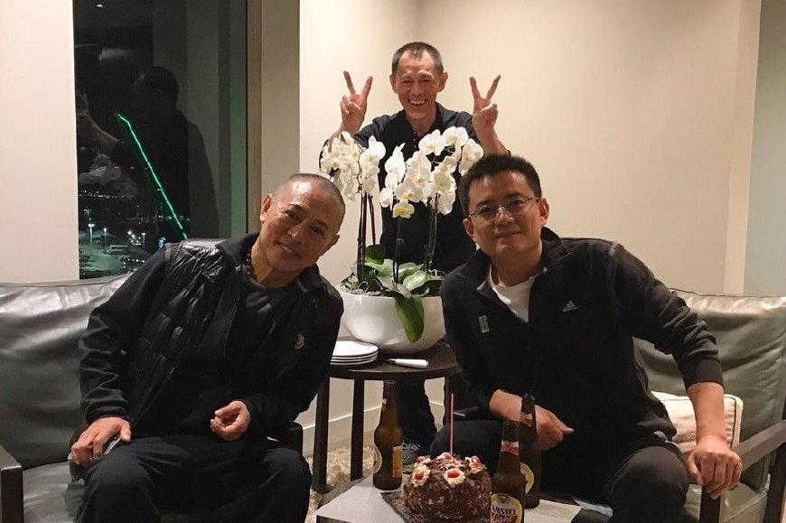 李连杰功夫庆生,59岁李连杰罕见晒近照