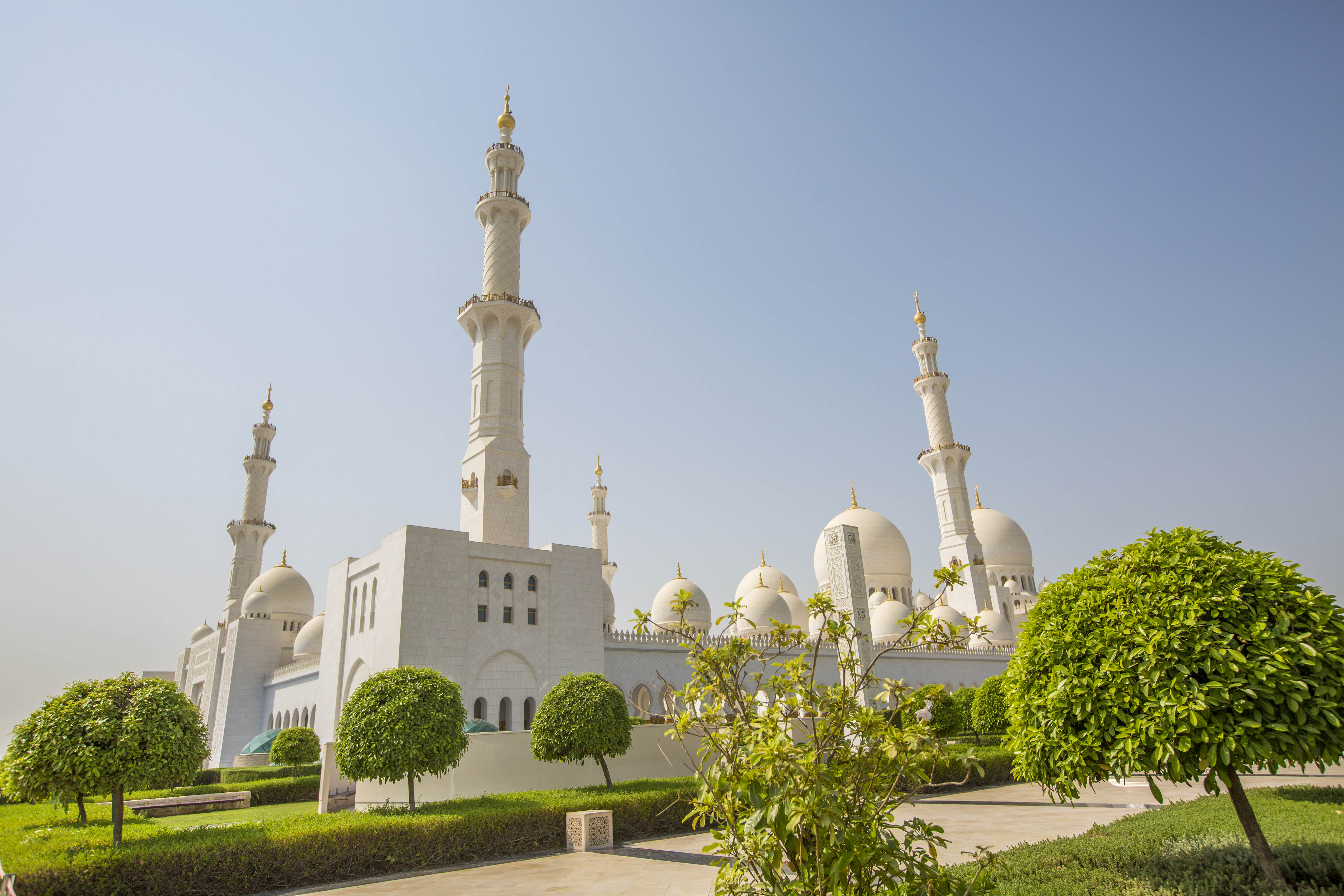 清真寺最豪华,阿布扎比清真寺和阿里清真寺