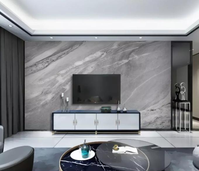 现代轻奢背景墙天然石斜纹,现代轻奢灰色背景墙效果图