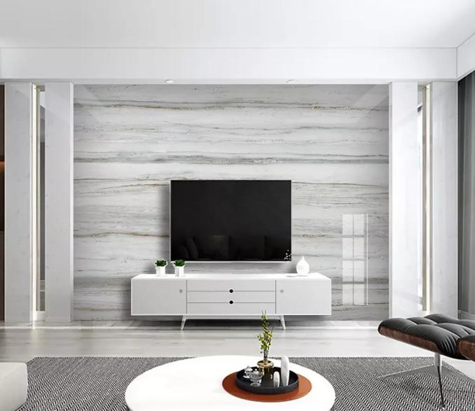 现代轻奢背景墙天然石斜纹,现代轻奢灰色背景墙效果图