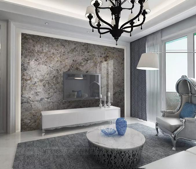 现代轻奢背景墙天然石斜纹,现代轻奢灰色背景墙效果图