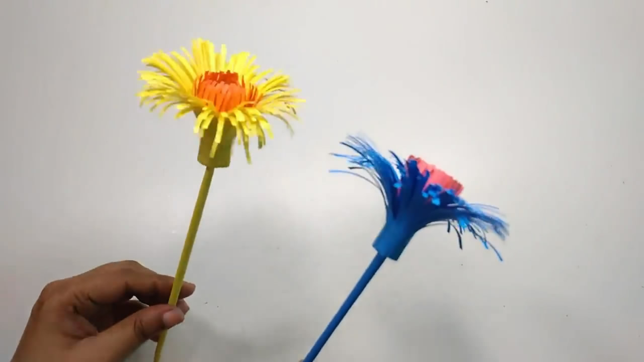 立体手工花朵贺卡图解,立体手工纸花朵制作方法