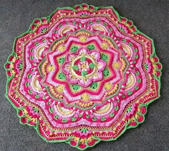 针织地毯教程,针织地毯怎么搭配