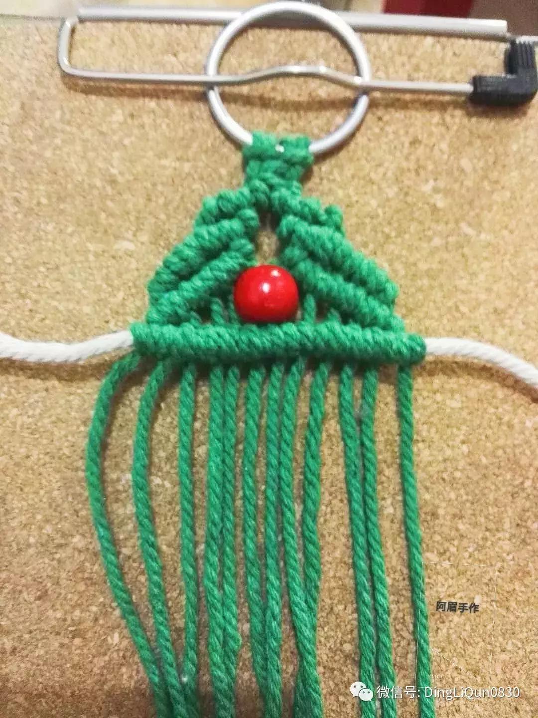 棉线手编吊灯罩教程,绳编灯罩教程