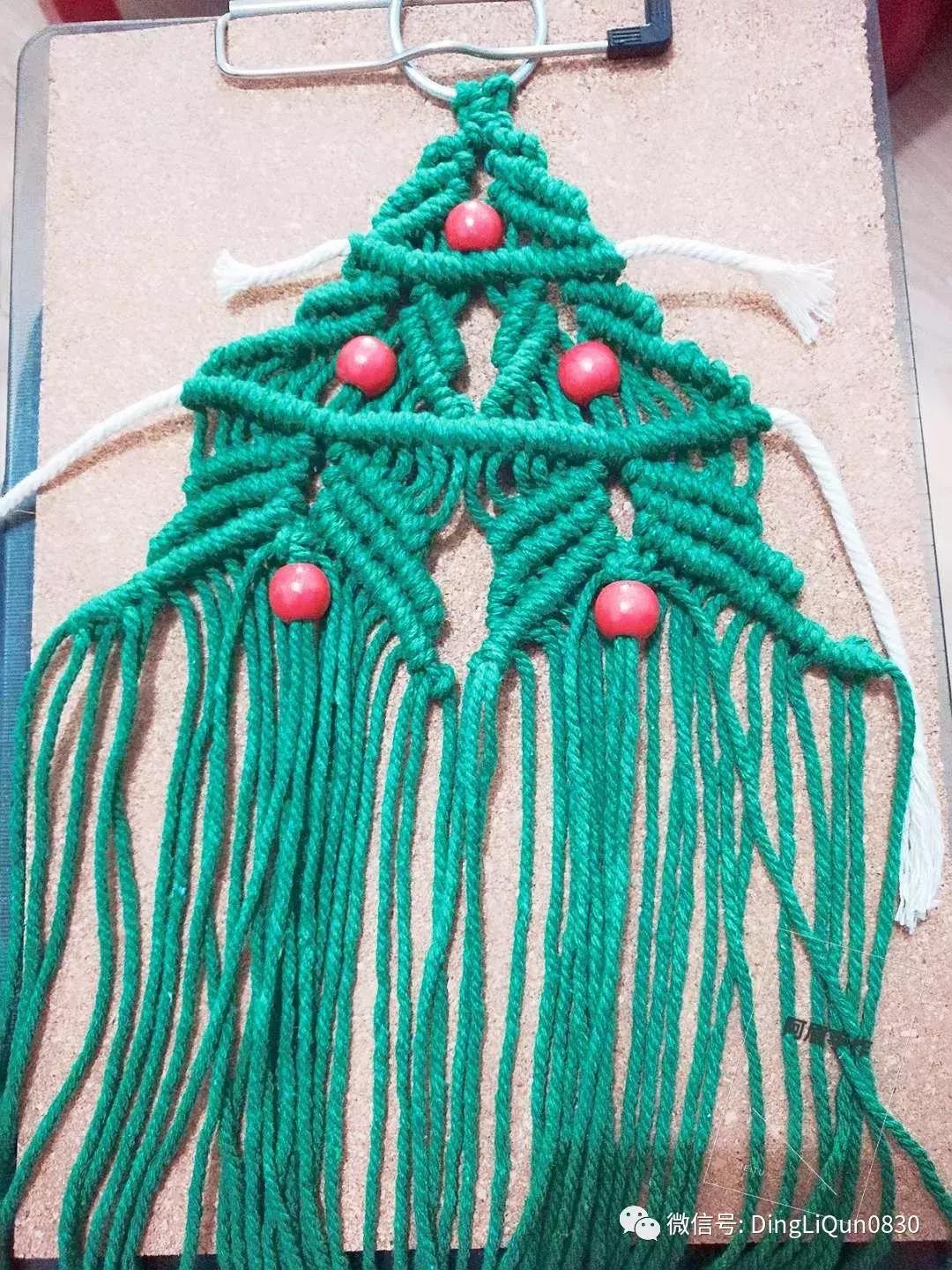 棉线手编吊灯罩教程,绳编灯罩教程