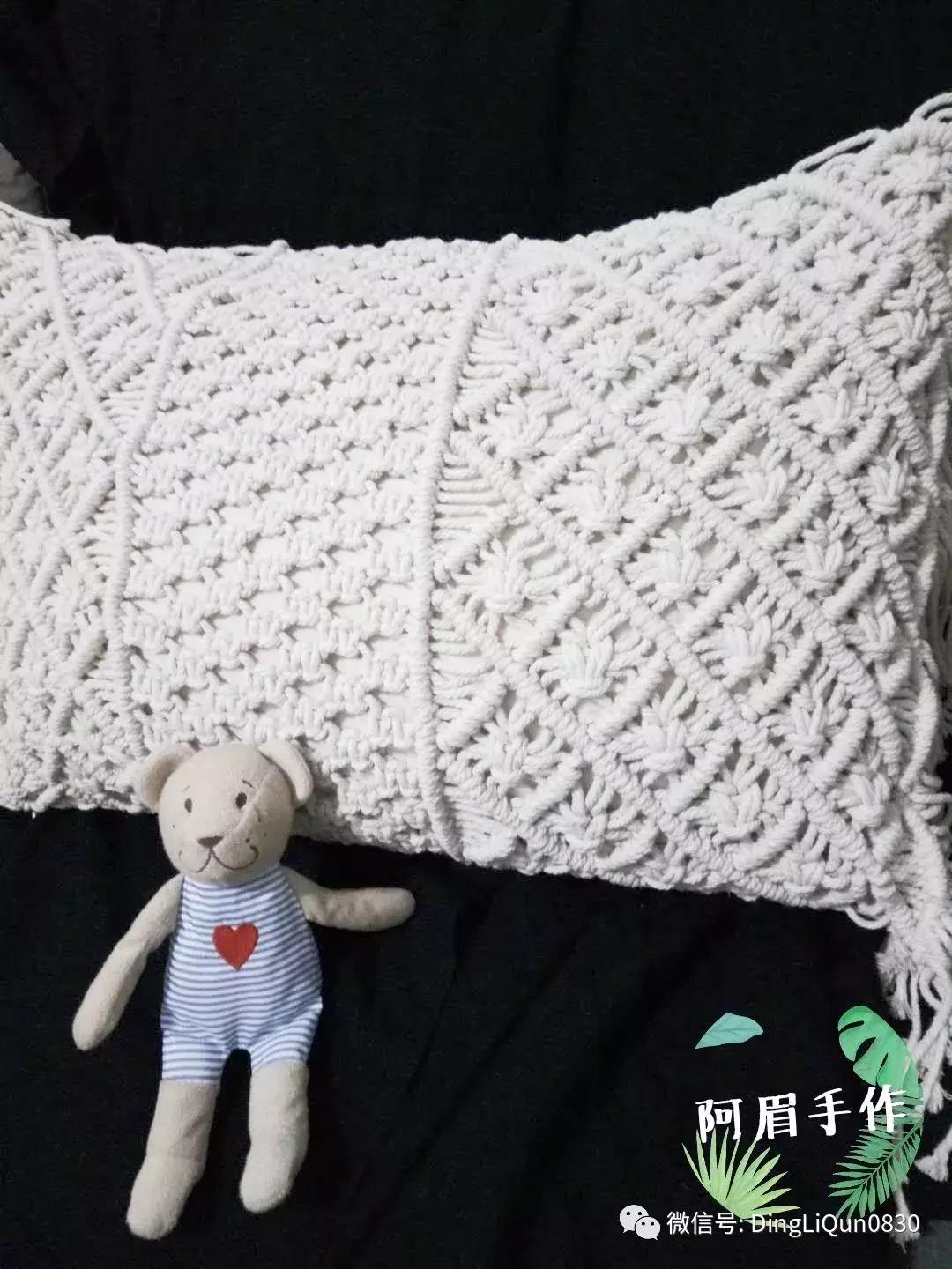 棉线手编吊灯罩教程,绳编灯罩教程