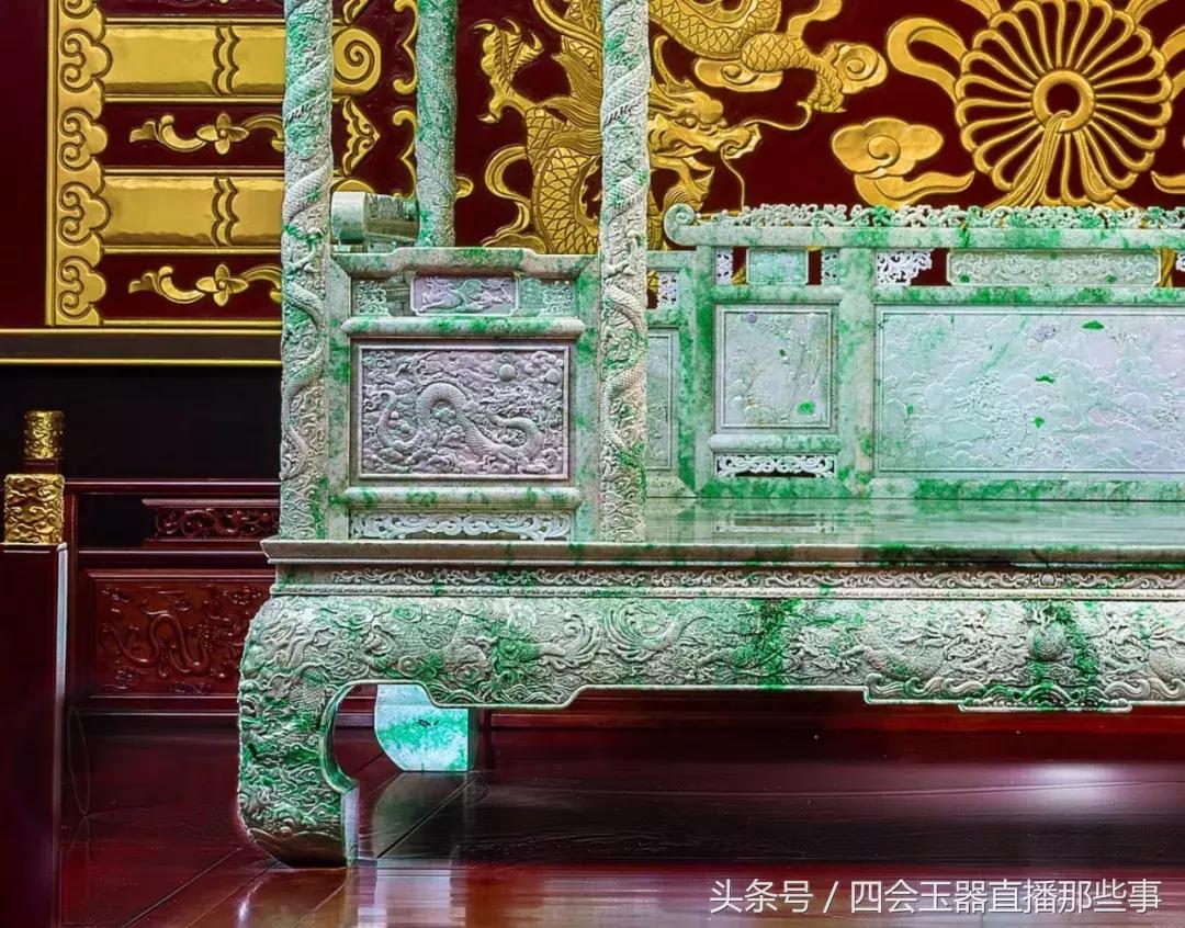 玉雕龙床,稀世珍品龙床