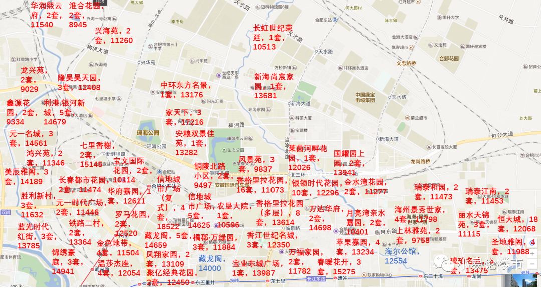 合肥新站区房价走势,合肥瑶海房价下跌最严重的区域