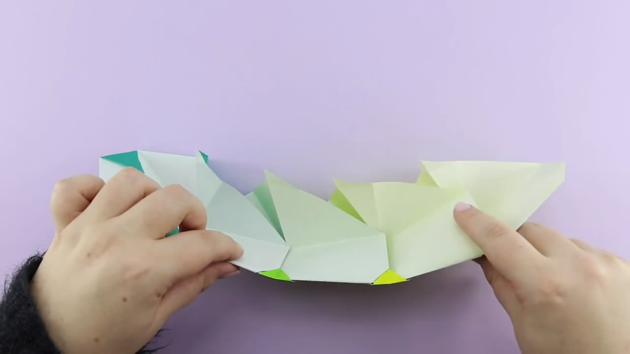 手工折纸小盒子简单实用,折纸猫耳小盒子收纳盒