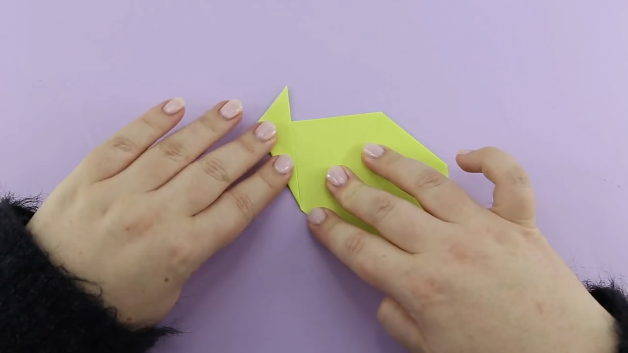 手工折纸小盒子简单实用,折纸猫耳小盒子收纳盒