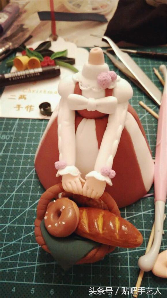 捏粘土教程简单可爱少女心,粘土萌妹教程