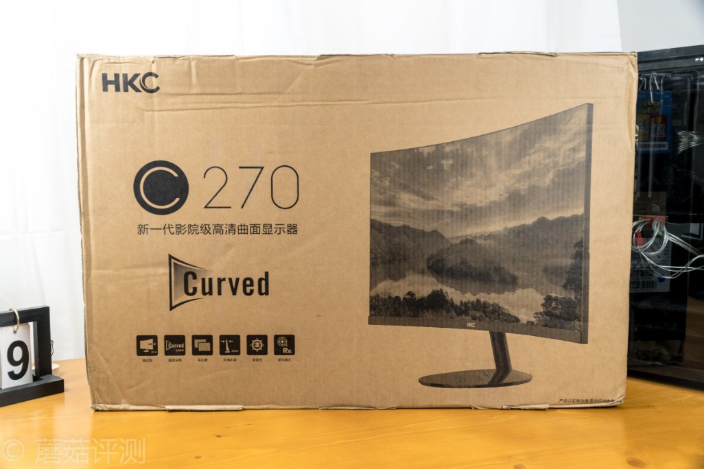 惠科27寸曲面显示器c270w拆解,惠科27qc显示器评测