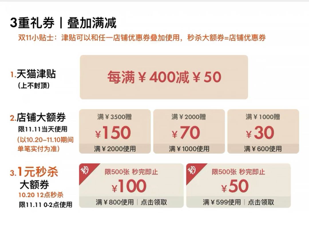 双11攻略必买清单,双11攻略11.11元秒杀