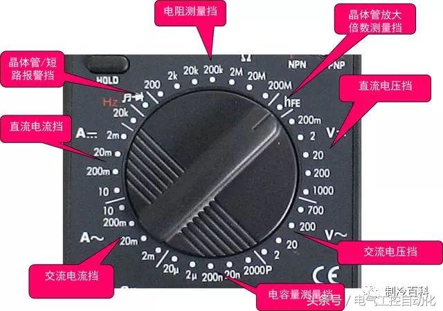 数字万用表使用口诀,钳式万用表使用口诀
