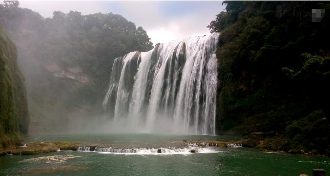 看黄果树瀑布,黄果树瀑布壮哉