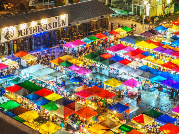 曼谷打卡地图,曼谷三大夜市攻略