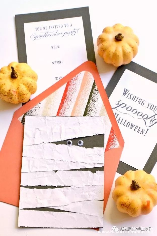 折纸万圣节贺卡教程,折纸万圣节卡片怎么折