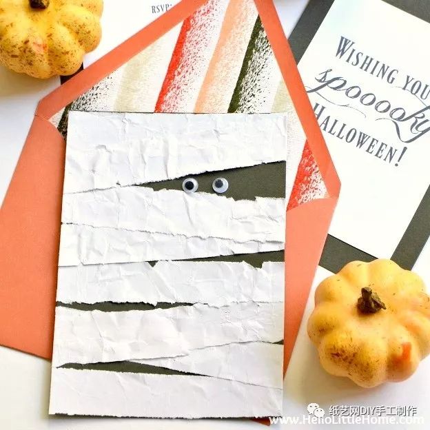 折纸万圣节贺卡教程,折纸万圣节卡片怎么折