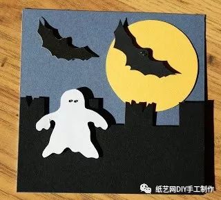 折纸万圣节贺卡教程,折纸万圣节卡片怎么折