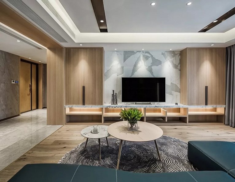 简舍装修设计,现代主义室内设计真实案例