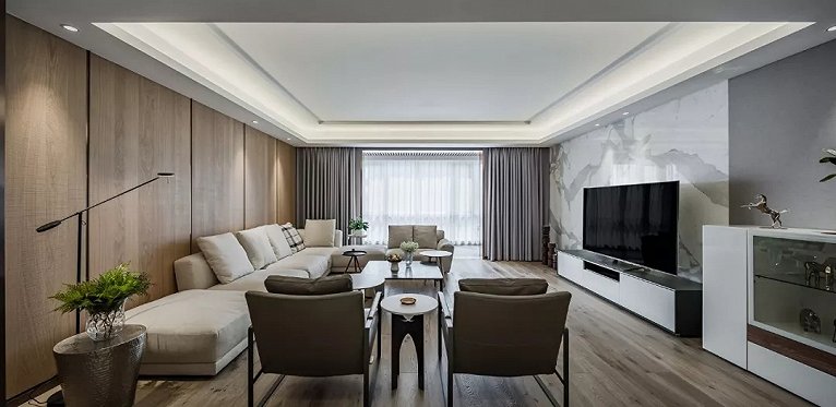 简舍装修设计,现代主义室内设计真实案例