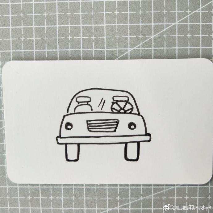 车简笔画救护车,怎么画救护车儿童简笔画